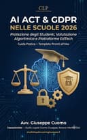 Copertina: AI Act & GDPR nelle Scuole 2026