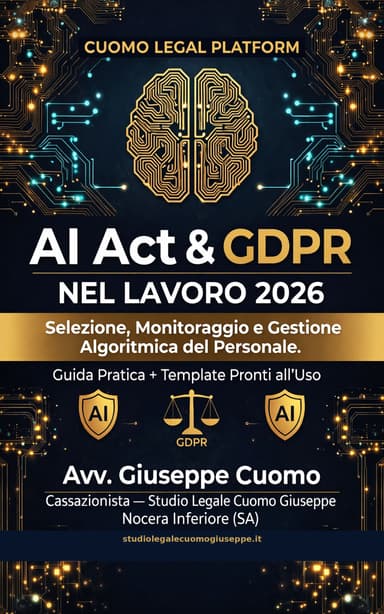Copertina: AI Act & GDPR nel Lavoro 2026